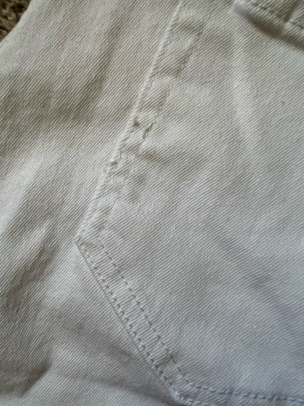Rebecca‎ Minkoff White High-Rise Denim Shorts - Picture 9 of 13